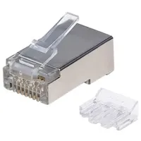 Intellinet Network Solutions Intellinet 90er-Pack Cat6A RJ45-Modularstecker STP, 3-Punkt-Aderkontaktierung