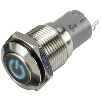 TRU Components 1303018 LAS2GQF-11ZDT/B/12V/S/P Druckschalter 48 V/DC 2 A