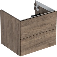 Geberit ONE Waschtischunterschrank, 2 Schubladen, 60cm, Nussbaum hickory