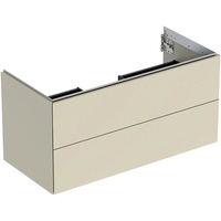 Geberit ONE Waschtischunterschrank, 2 Schubladen, 105cm, sandgrau/lackiert hochglanz