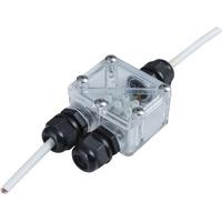 Heitronic 21041 2fach Verteiler 230 V 4 cm Transparent