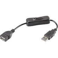 Renkforce USB-Kabel USB 2.0 USB-A Stecker, USB-A Buchse 0.25
