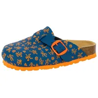 LICO Unisex Kinder Bioline Clog Kids Pantoletten, Blau Orange,