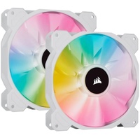 Corsair iCUE SP140 RGB Elite Dual Fan Kit, weiß,