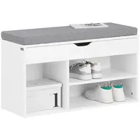 SoBuy Porter 80 x 46 x 30 cm weiß