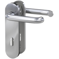 BASI Kurzschild-Garnitur - ZB 3800 - Edelstahl - Lochung