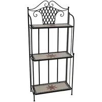 Siena Garden 875328 Regal Stella 143x62cm Gestell Eisen /