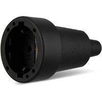 REV Ritter REV 0512151777 Schutzkontaktkupplung Gummi 250 V Schwarz