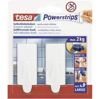 Tesa Garderobenhaken Large Trend Weiß