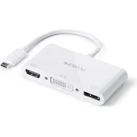 PureLink USB-C auf Multiport Adapter - iSerie - weiß