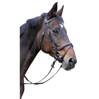Kerbl Trensenzaum Classic Leder Vollblut, Braun, 324912