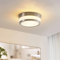 LINDBY Flavi, Deckenleuchte Opal/Nickel