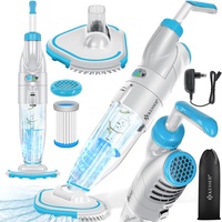 Kesser KESSER® Poolsauger mit Akku elektrisch Pool Bodensauger Handsauger