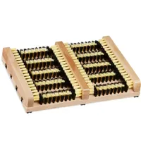 Relaxdays Schuhabstreifer braun 26,0 x 36,0 cm