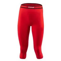 Lenz Merino 6.0 3/4 Baselayer-hose - Black / Red