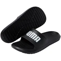 Puma Divecat V2 Lite Slide Sandal, Black white 40.5