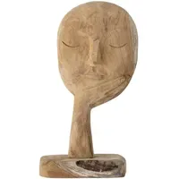 Bloomingville Kopf Skulptur 35 cm beige/braun