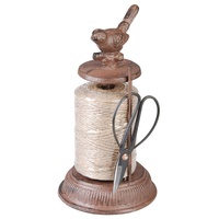 Esschert Design Garnspender, Schnurrhalter aus Gusseisen mit Schere, ca.
