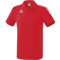 Erima Essential 5-C Poloshirt red/white 164