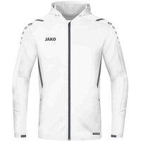 Jako Kinder Kapuzenjacke Challenge Weiß/Anthra Light, 140