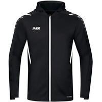Jako Challenge Trainingsjacke mit Kapuze Kinder schwarz/weiß 140