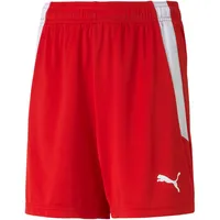 Puma teamLIGA Shorts Kinder red/white 164