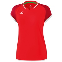 Erima Zenari 3.0 kurzarm Trainings-Top Damen red/ruby red/white 34