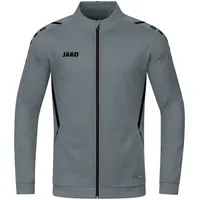 Jako Challenge Polyesterjacke Kinder steingrau/schwarz 128