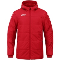 Jako Team Coachjacke mit Kapuze Kinder rot 164