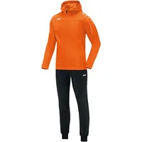 Jako Classico Trainingsanzug Polyester mit Kapuze neonorange M