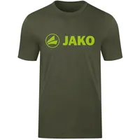 Jako Kinder T-Shirt Promo Khaki/Neongrün, 116