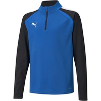 Puma teamLIGA 1/4-Zip Top Kinder electric blue lemonade 128