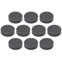 Magnetoplan Ergo-Magnete, medium, Felsgrau, Pack a 10 Stück