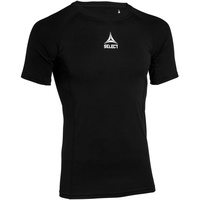 Select Herren Funktionsshirt Kurz, Black, S