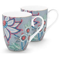 Pip Studio Kaffeetasse 0,35 l Blau 2 St.