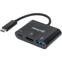 Manhattan Extender (USB-C, 1 Ports), Dockingstation + USB Hub,