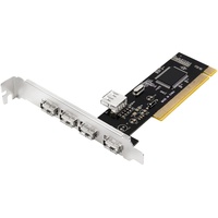 Logilink PCI Card USB 2.0 4+1 Port - USB-Adapter