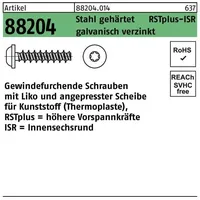 Industrial Quality Supplies ART 88204 RSTplus Schrauben für Kunststoff