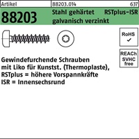 Industrial Quality Supplies ART 88203 RSTplus Schrauben für Kunststoff