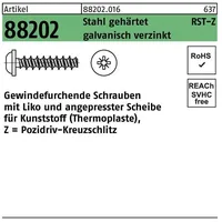 Industrial Quality Supplies Gewindefurchende Schrauben f. Kunststoff Liko &