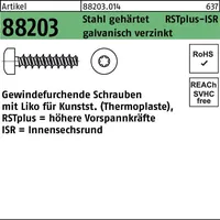Industrial Quality Supplies ART 88203 RSTplus Schrauben für Kunststoff