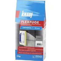 Knauf Fugenmörtel Flexfuge Universal Zementgrau 5 kg
