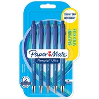 Paper mate Papermate Flexgrip Ultra Blau Clip-on-Einziehkugelschreiber Medium Stück(e)