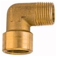 Riegler Winkelstück, innen/außen, G/R 3/4, SW 25, Messing blank