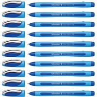 Schneider Kugelschreiber Slider Memo hellblau/dunkelblau, Schreibfarbe: blau, 10 St.