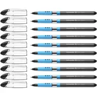 Schneider Kugelschreiber Slider Basic M schwarz, Schreibfarbe: schwarz, 10