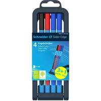 Schneider Slider Edge XB Kugelschreiber sortiert, 4er-Set 152271