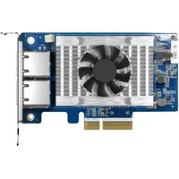 QNAP QXG-10G2T-X710 PCIe Gen 3 10GbE Netzwerk-Erweiterungskarte, blau