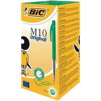 BIC 1199190124 Druckkugelschreiber M10 (0,32 mm) Schachtel à 50