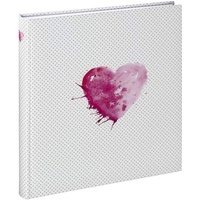 Hama Lazise pink Buchalbum 29x32 50 weiße Seiten Hochzeit